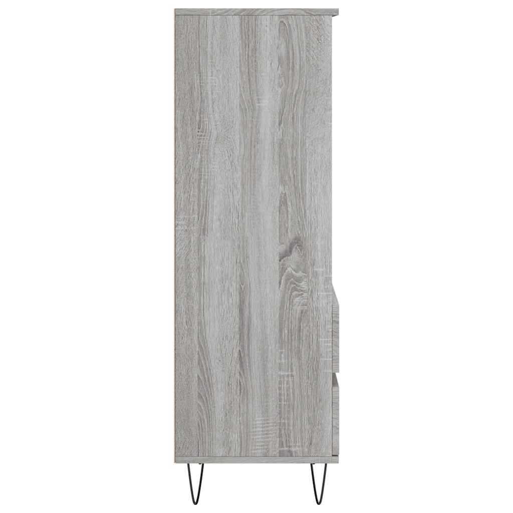 Buffet haut Sonoma gris 40x36x110 cm Bois d'ingénierie - XIOS