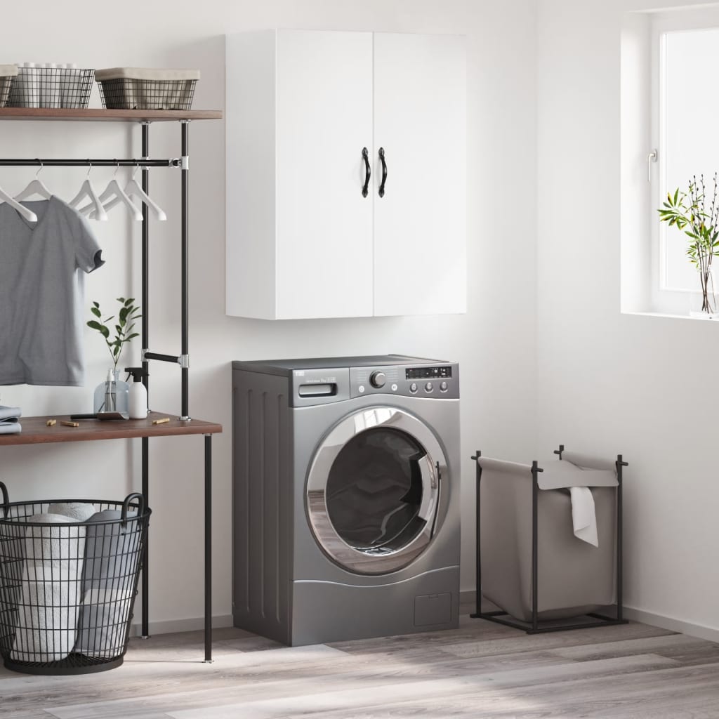 Armoire murale blanc 69,5x34x90 cm bois d'ingénierie - XIOS