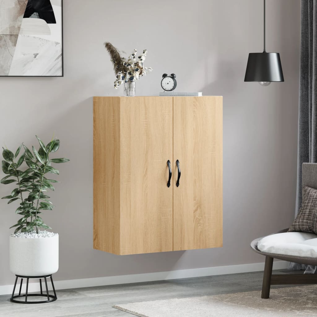 Armoire murale chêne sonoma 69,5x34x90 cm bois d'ingénierie - XIOS