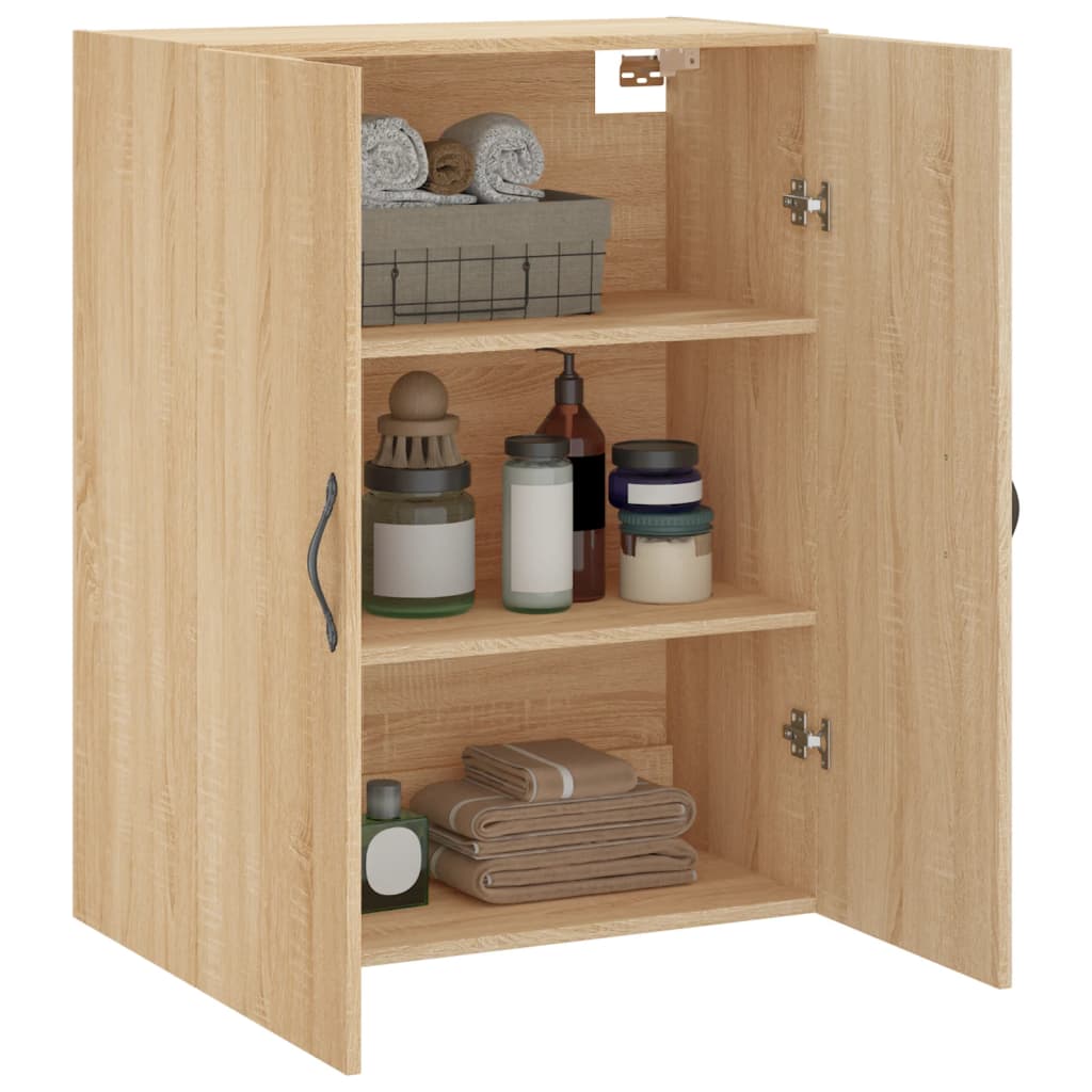 Armoire murale chêne sonoma 69,5x34x90 cm bois d'ingénierie - XIOS