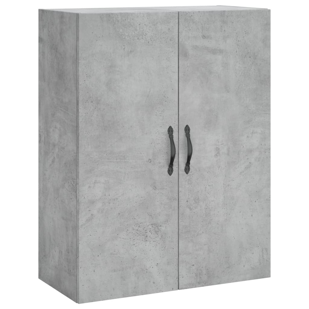 Armoire murale gris béton 69,5x34x90 cm bois d'ingénierie - XIOS
