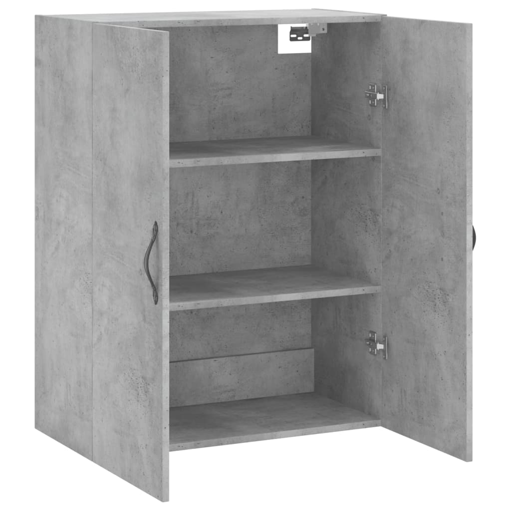 Armoire murale gris béton 69,5x34x90 cm bois d'ingénierie - XIOS
