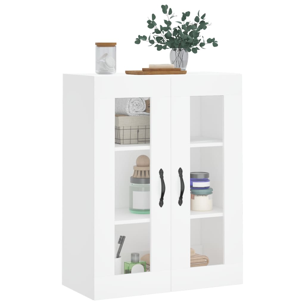 Armoire murale blanc 69,5x34x90 cm bois d'ingénierie - XIOS