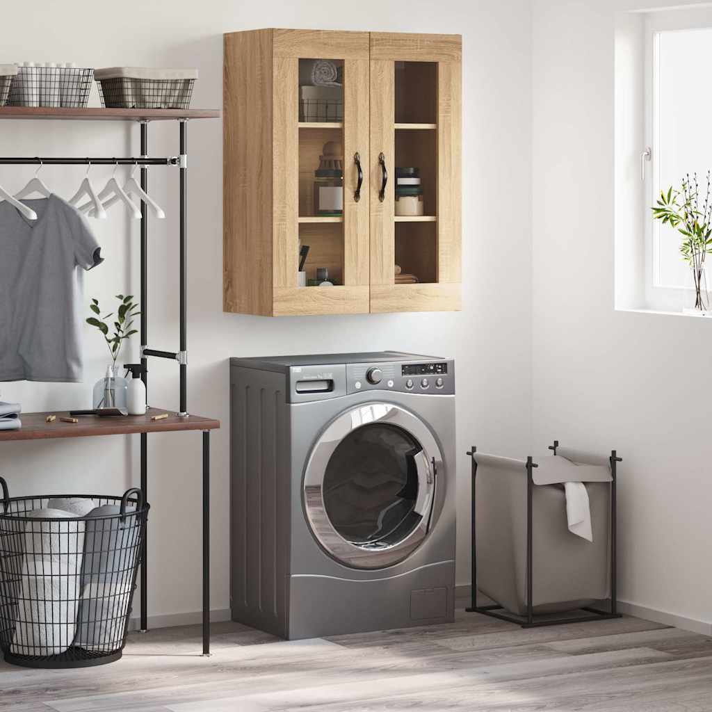 Armoire murale chêne sonoma 69,5x34x90 cm bois d'ingénierie - XIOS