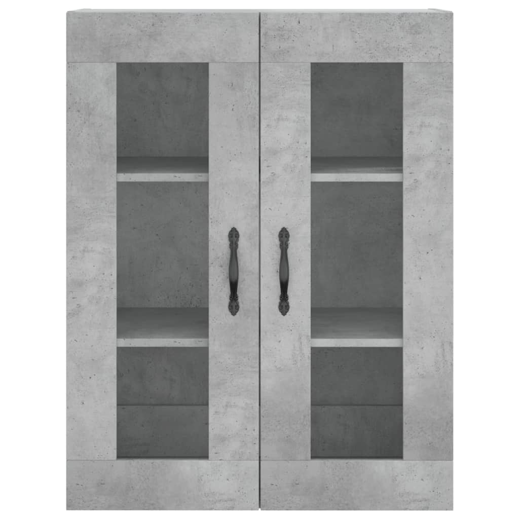 Armoire murale gris béton 69,5x34x90 cm bois d'ingénierie - XIOS