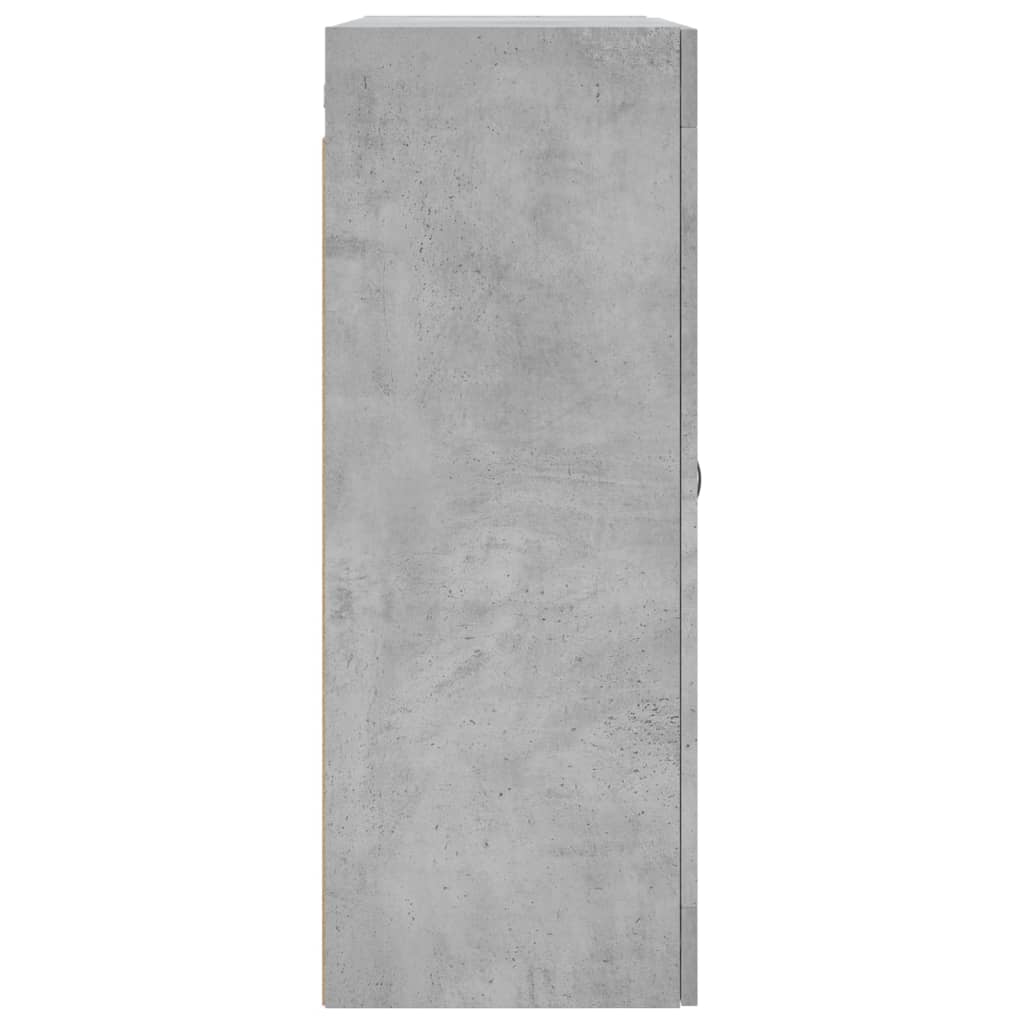 Armoire murale gris béton 69,5x34x90 cm bois d'ingénierie - XIOS