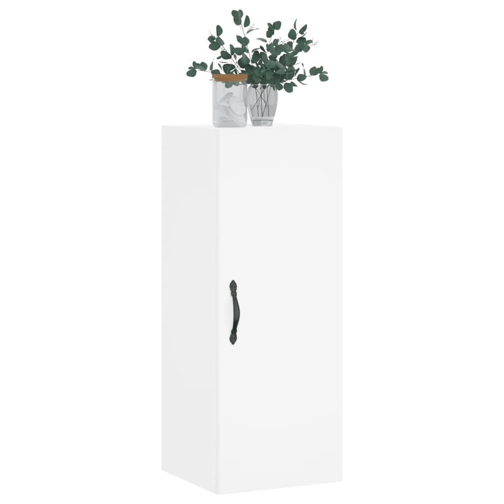 Armoire murale blanc 34,5x34x90 cm bois d'ingénierie - XIOS