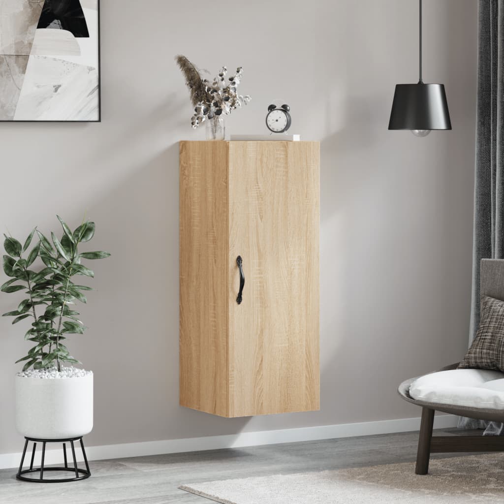 Armoire murale chêne sonoma 34,5x34x90 cm bois d'ingénierie - XIOS