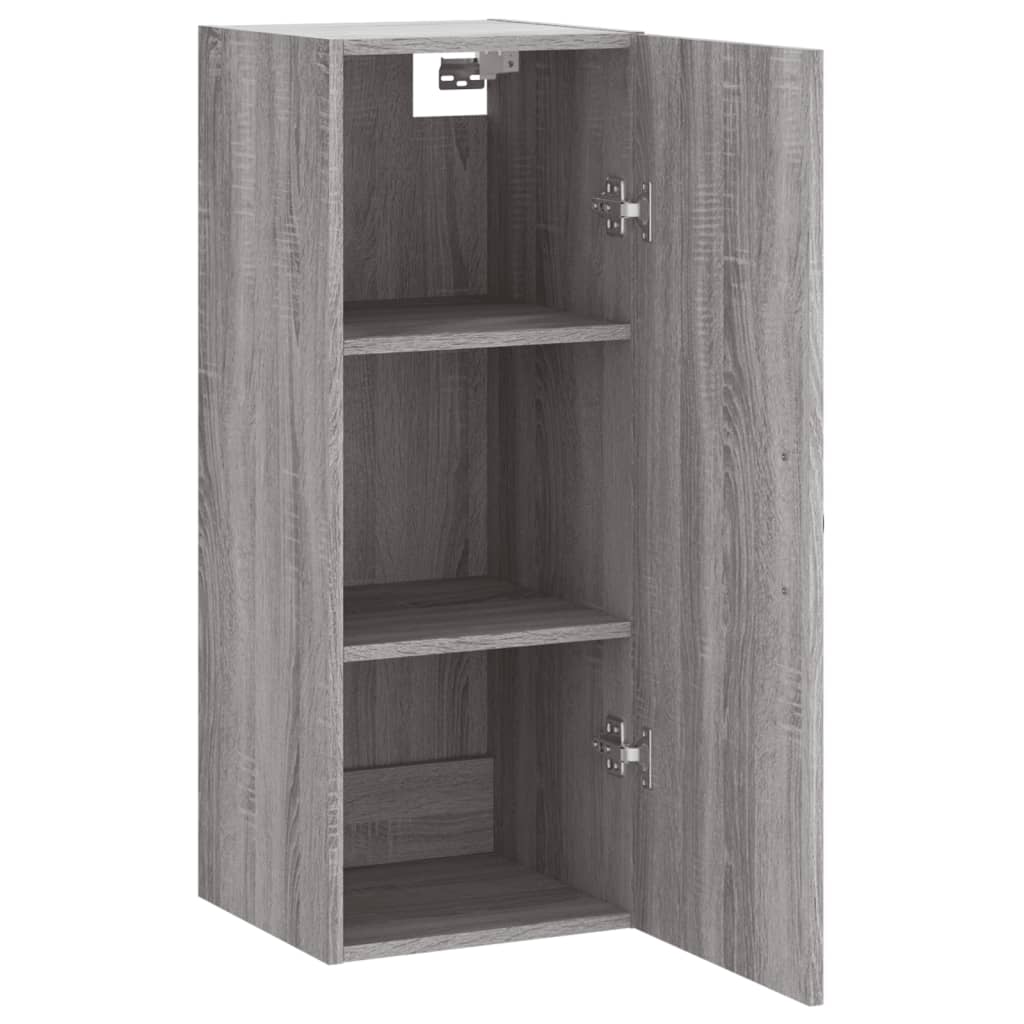 Armoire murale sonoma gris 34,5x34x90 cm bois d'ingénierie - XIOS