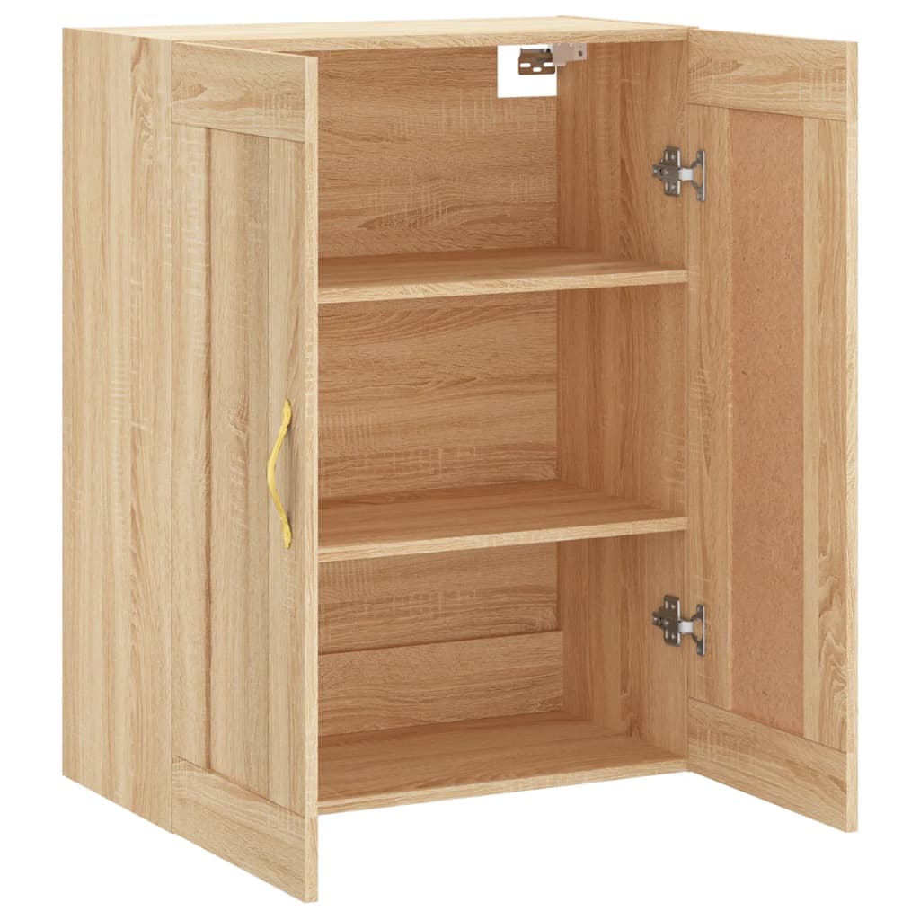 Armoire murale chêne sonoma 69,5x34x90 cm bois d'ingénierie - XIOS