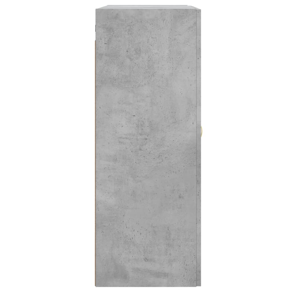 Armoire murale gris béton 69,5x34x90 cm bois d'ingénierie - XIOS