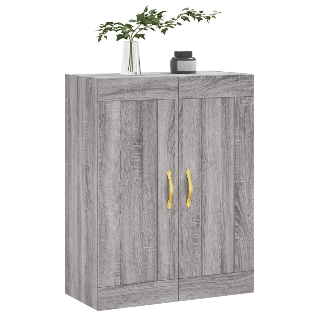 Armoire murale sonoma gris 69,5x34x90 cm bois d'ingénierie - XIOS