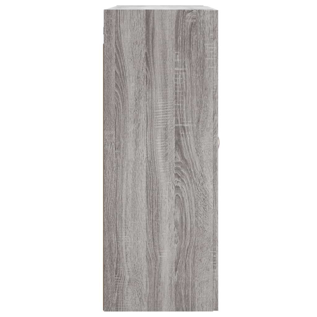 Armoire murale sonoma gris 69,5x34x90 cm bois d'ingénierie - XIOS