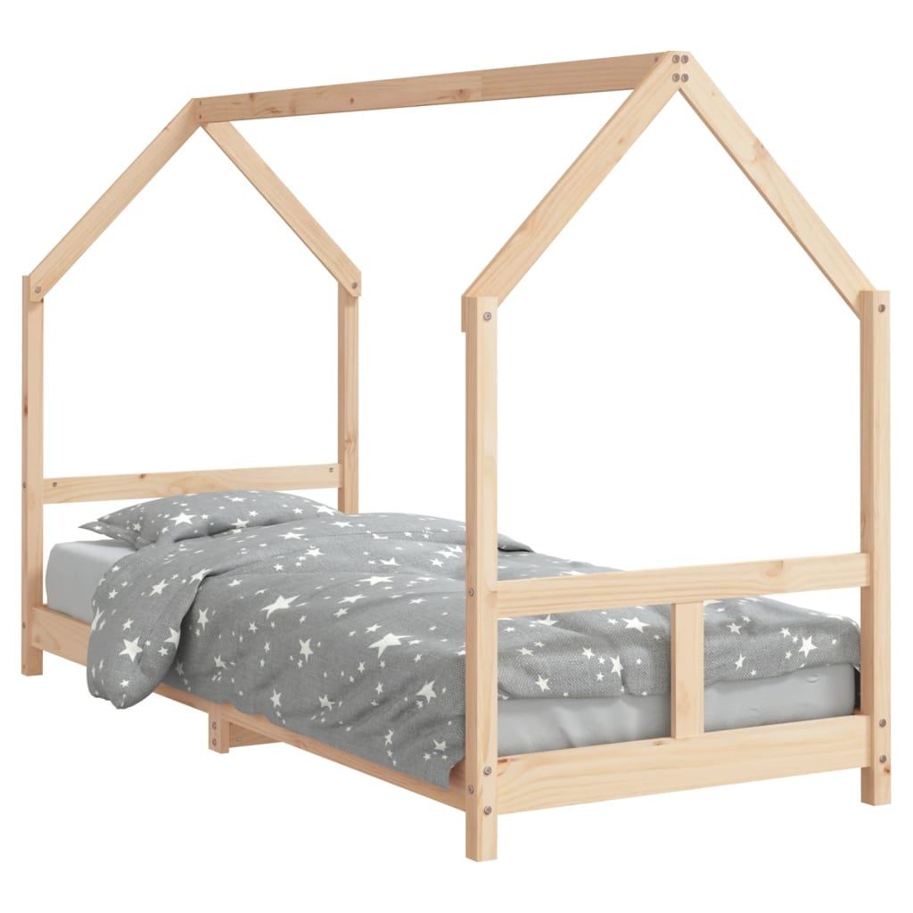 Cadre de lit pour enfants 80x200 cm bois de pin massif - XIOS