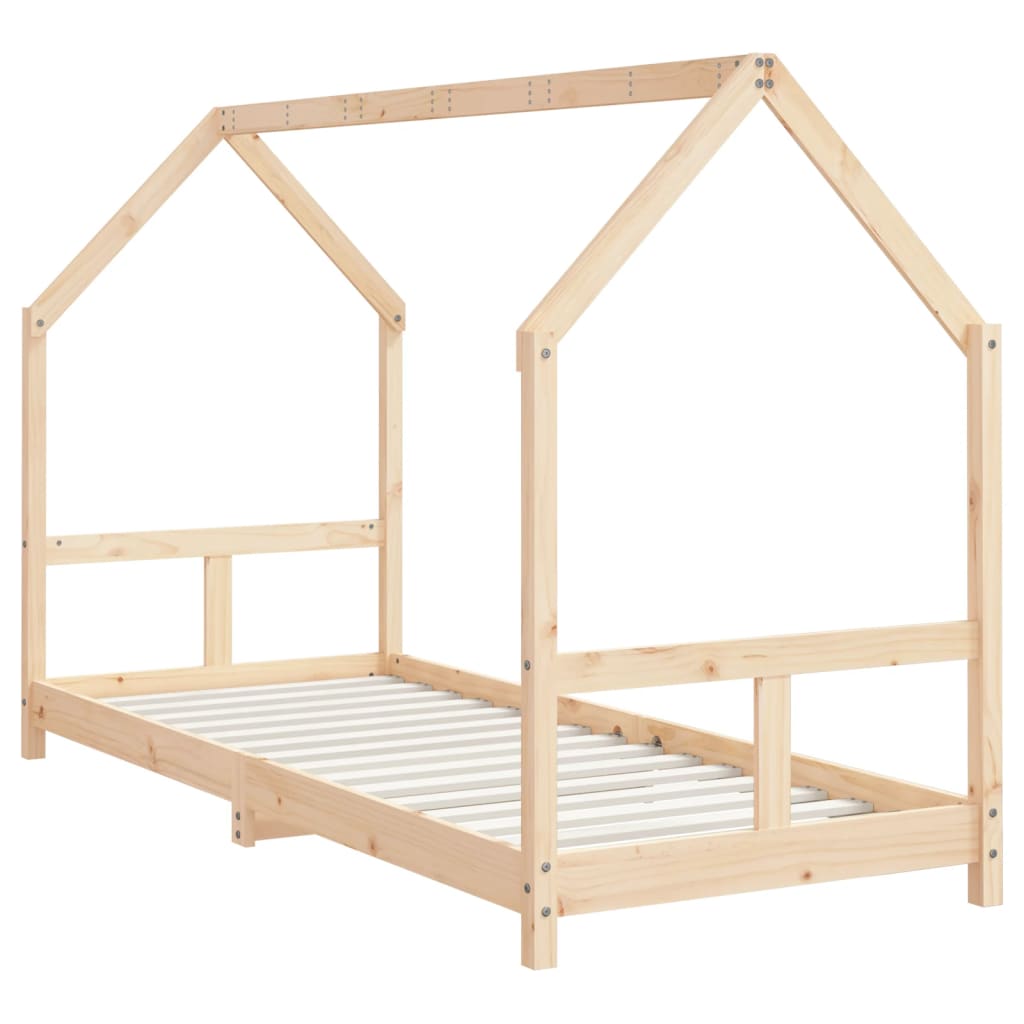 Cadre de lit pour enfants 80x200 cm bois de pin massif - XIOS