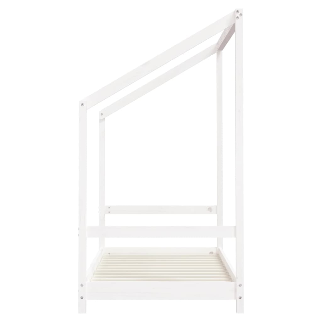 Cadre de lit pour enfant blanc 2x(80x160) cm bois de pin massif - XIOS