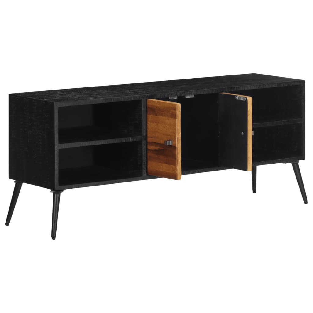Meuble TV 112x31x45 cm teck massif récupéré - XIOS