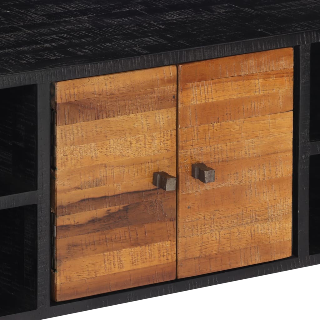 Meuble TV 112x31x45 cm teck massif récupéré - XIOS