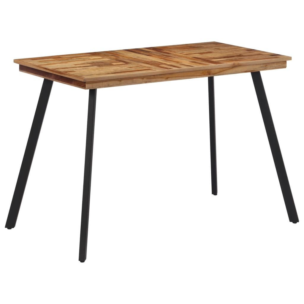 Table à manger 120x62x76 cm bois massif de teck - XIOS