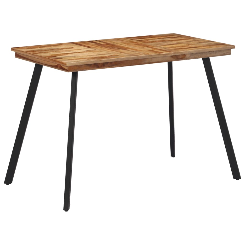 Table à manger 120x62x76 cm bois massif de teck - XIOS