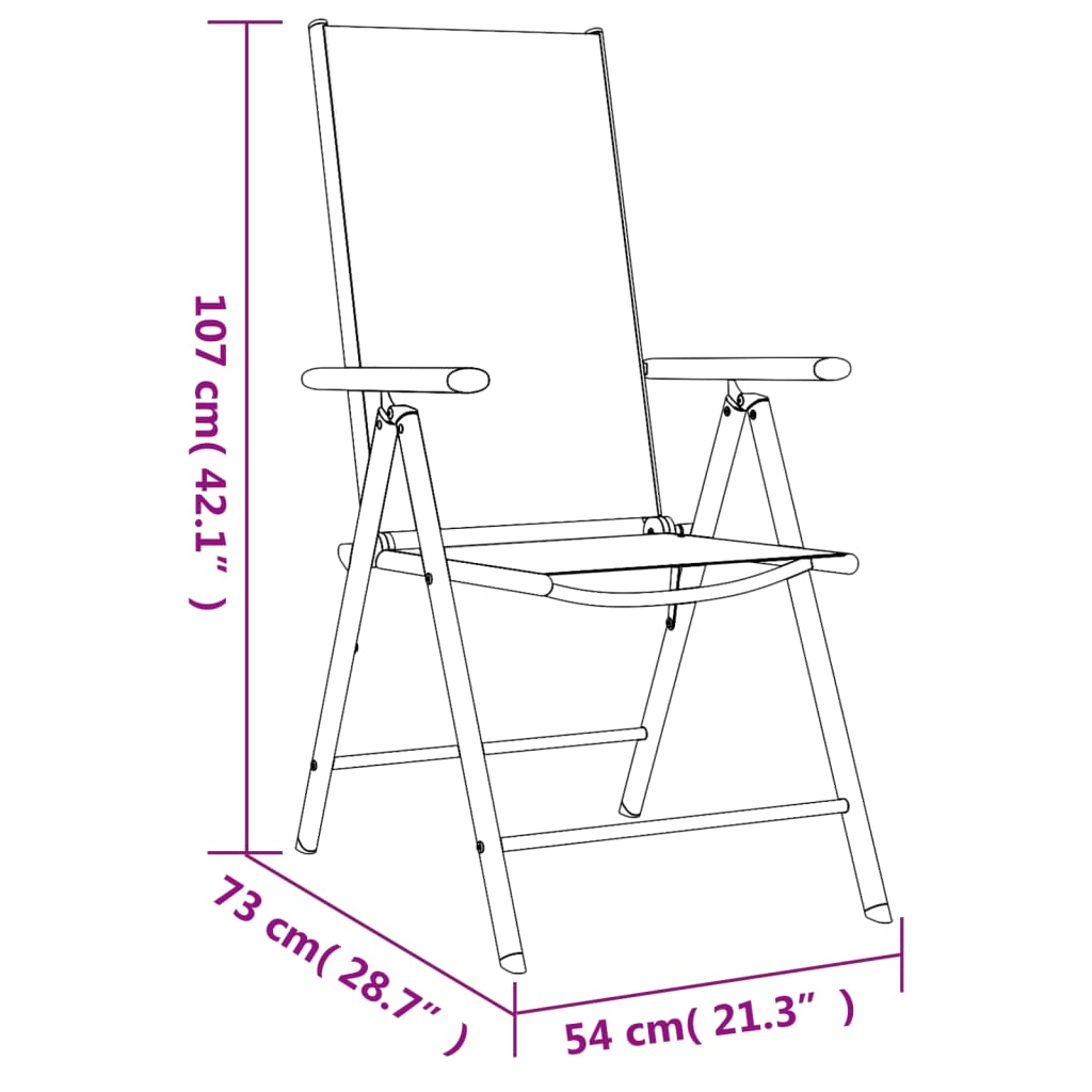 Ensemble à manger de jardin 7 pcs noir aluminium