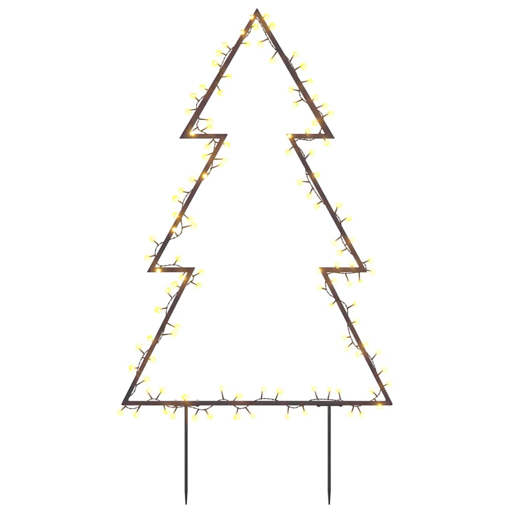Décoration lumineuse arbre de Noël avec piquets 115 LED 90 cm - XIOS