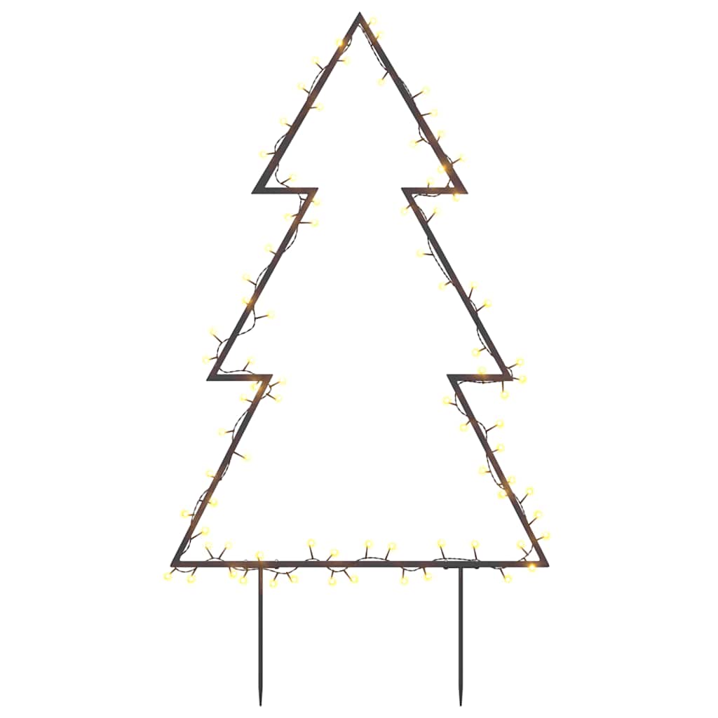 Décoration lumineuse arbre de Noël avec piquets 80 LED 60 cm - XIOS