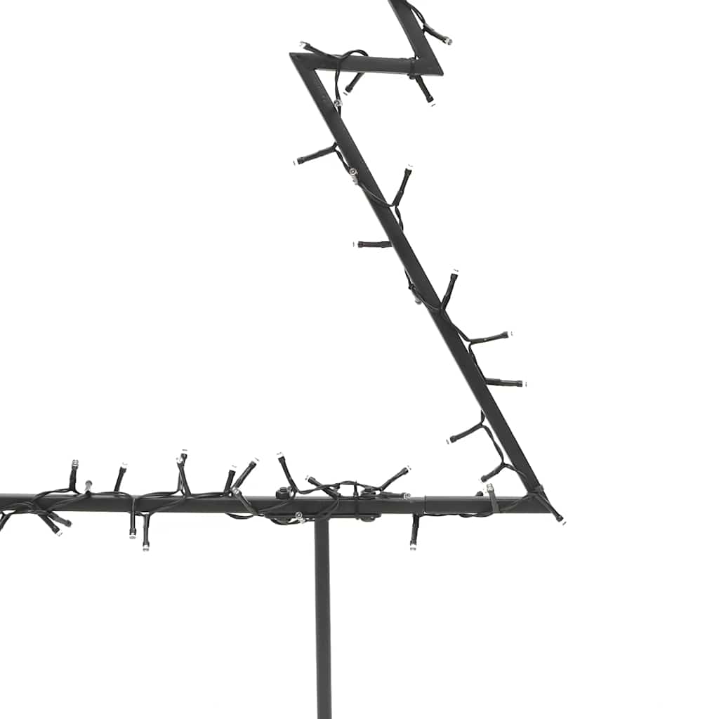 Décoration lumineuse arbre de Noël avec piquets 80 LED 60 cm - XIOS