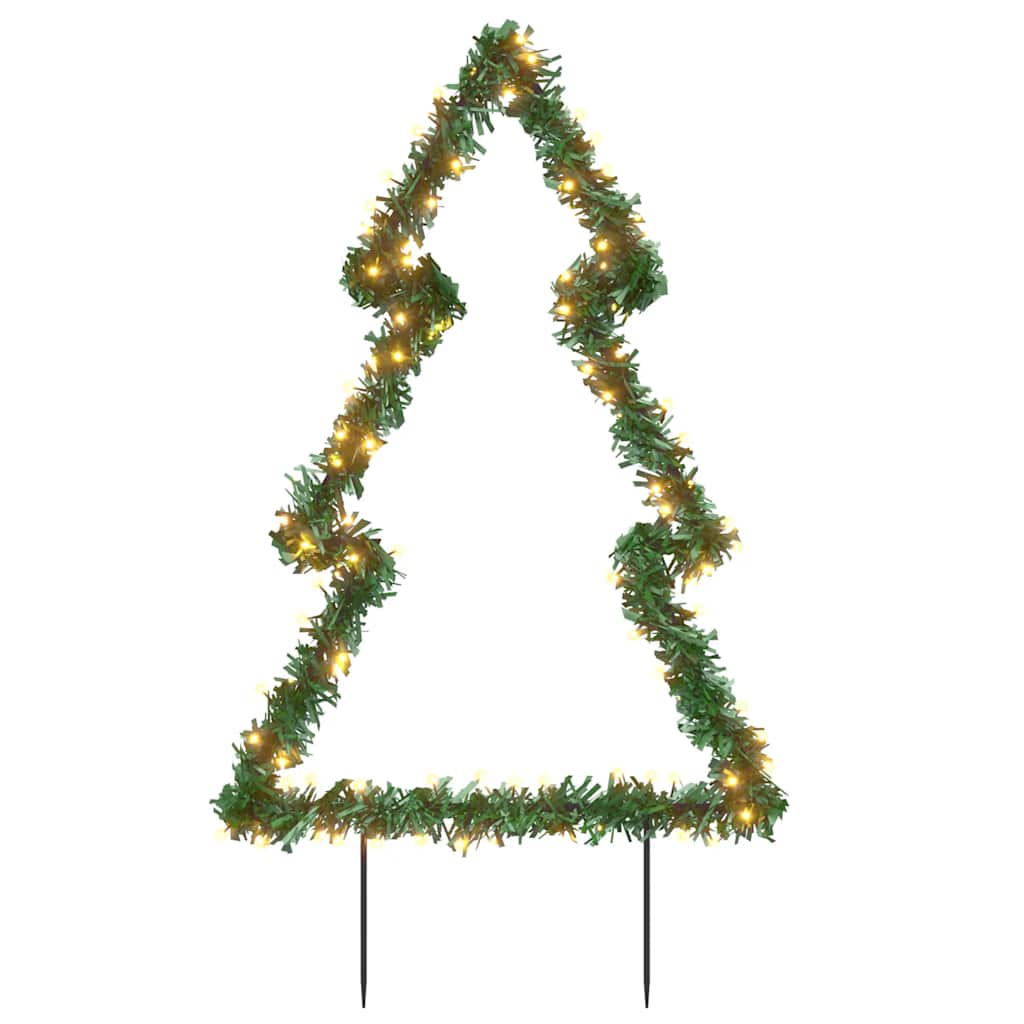 Décoration lumineuse arbre de Noël avec piquets 115 LED 90 cm - XIOS