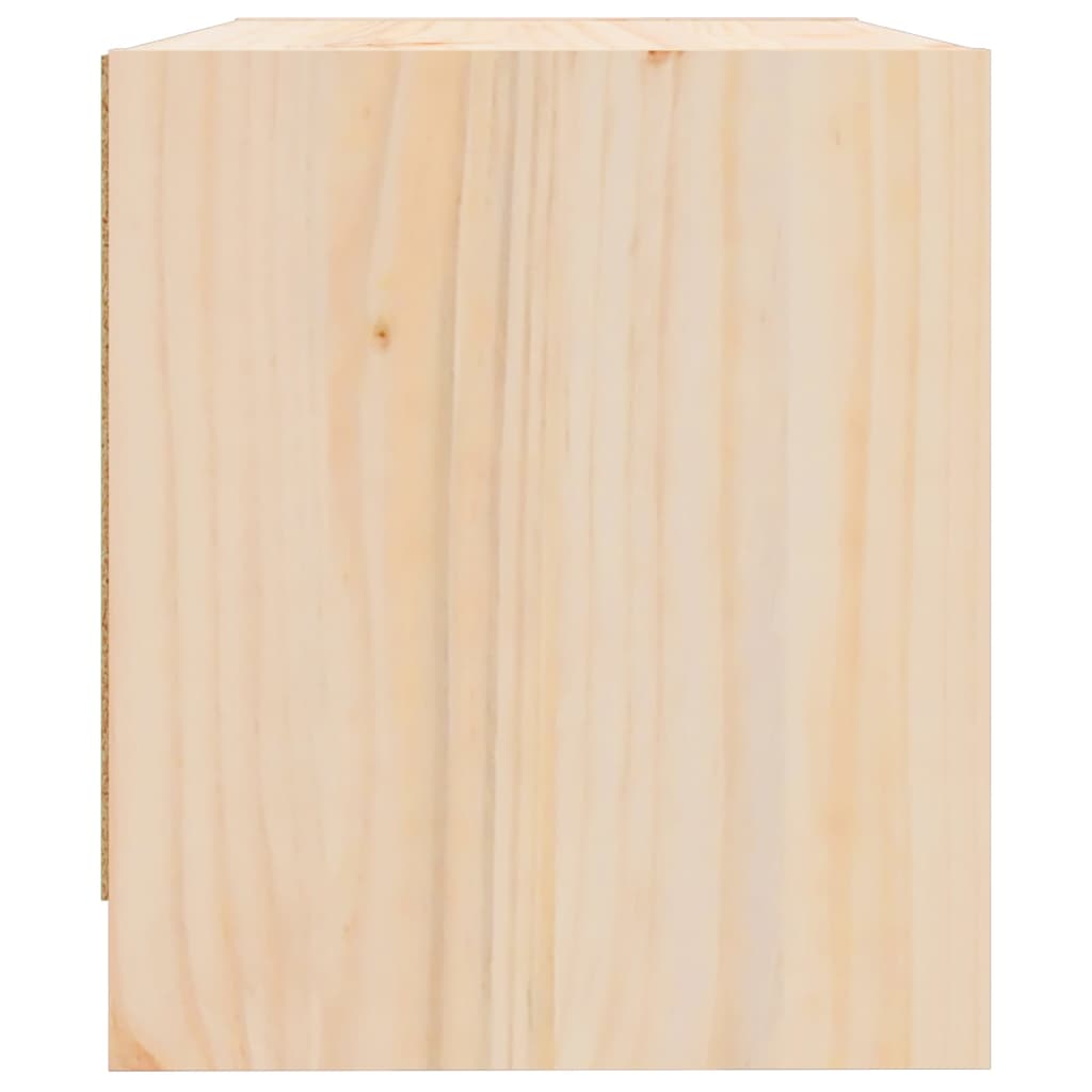 Table de chevet 40x31x35,5 cm bois de pin massif - XIOS
