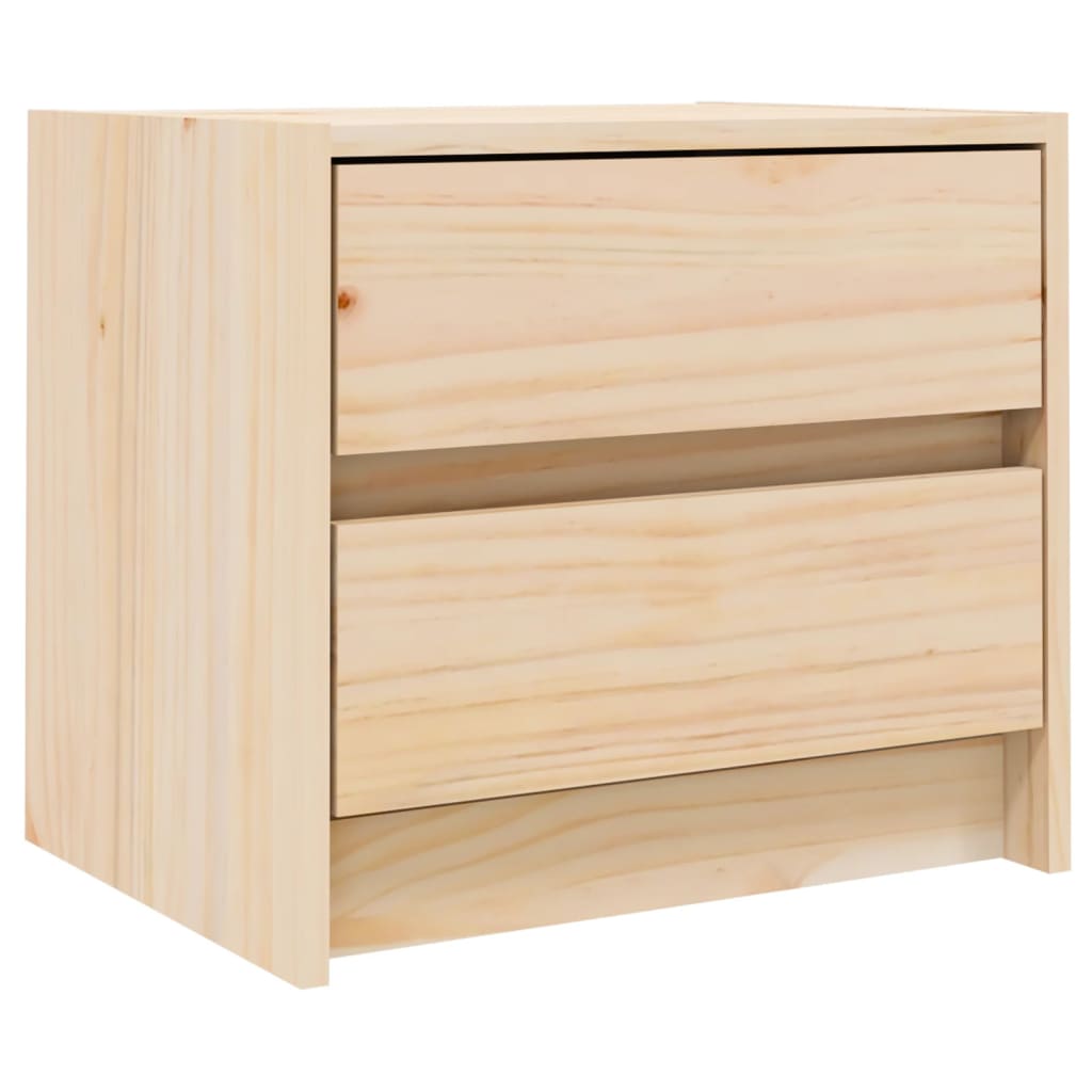 Tables de chevet 2 pcs 40x31x35,5 cm bois de pin massif - XIOS