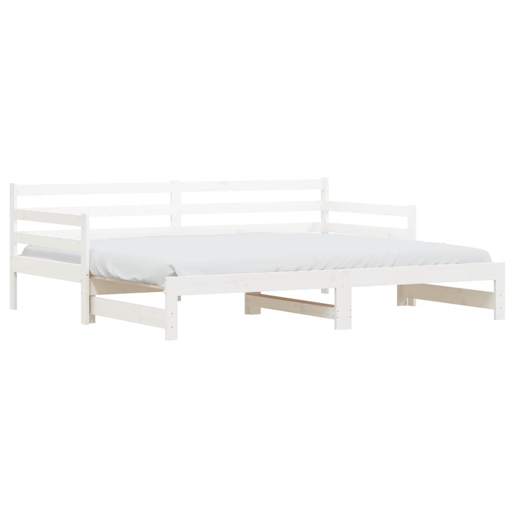 Lit de jour et lit gigogne sans matelas 90x200 cm bois massif - XIOS