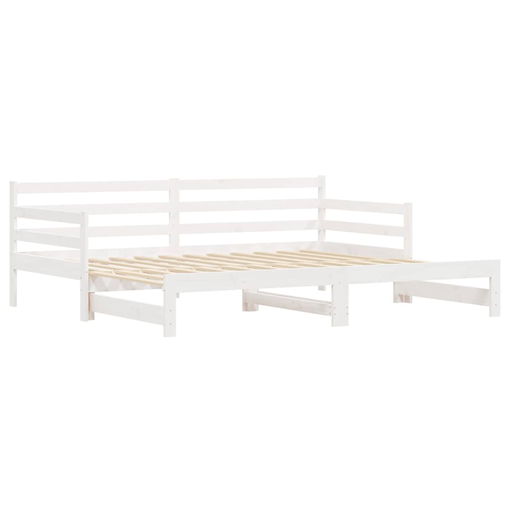 Lit de jour et lit gigogne sans matelas 90x200 cm bois massif - XIOS