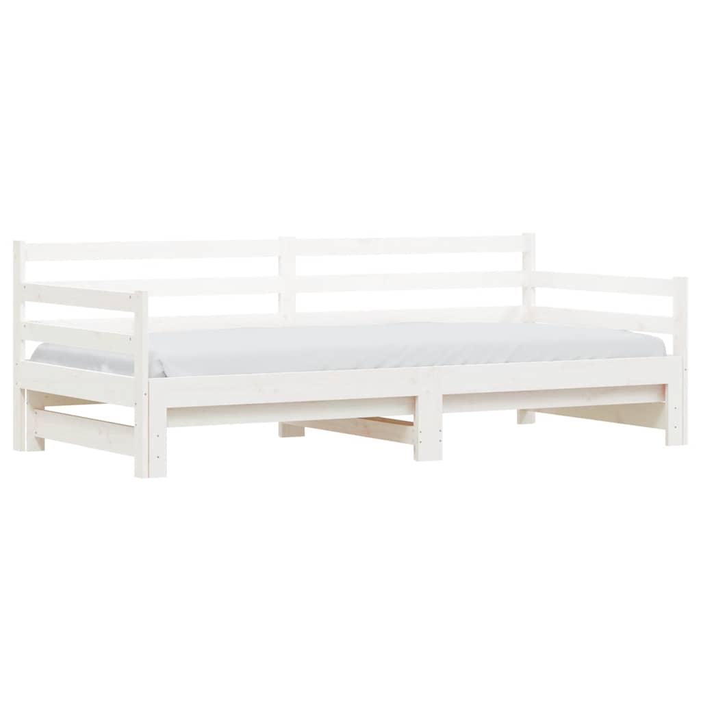 Lit de jour et lit gigogne sans matelas 90x200 cm bois massif - XIOS