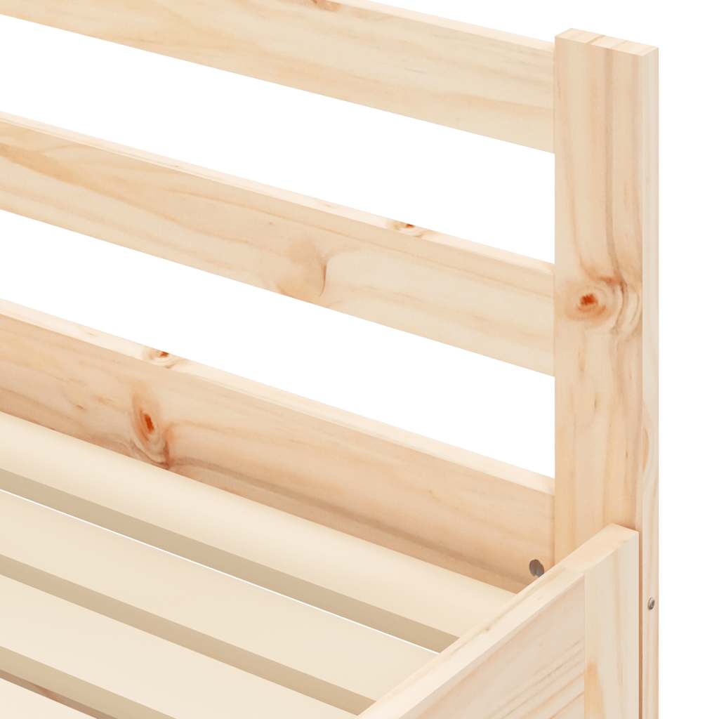 Lit de jour et lit gigogne sans matelas 80x200 cm bois massif - XIOS