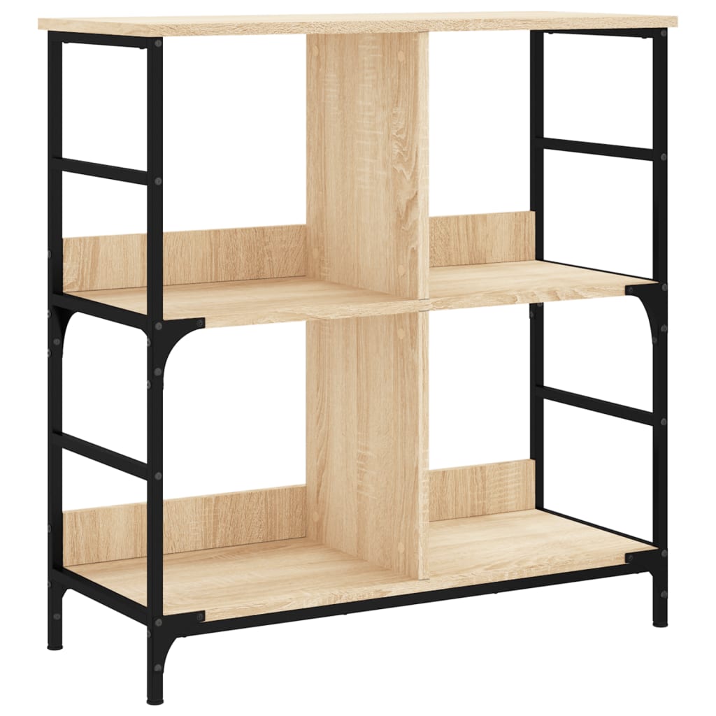 Bibliothèque chêne sonoma 78,5x33x82 cm bois d'ingénierie - XIOS