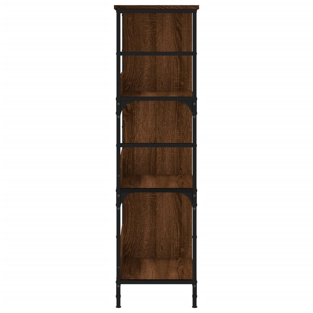 Bibliothèque chêne marron 78,5x33x117,5 cm bois d'ingénierie - XIOS