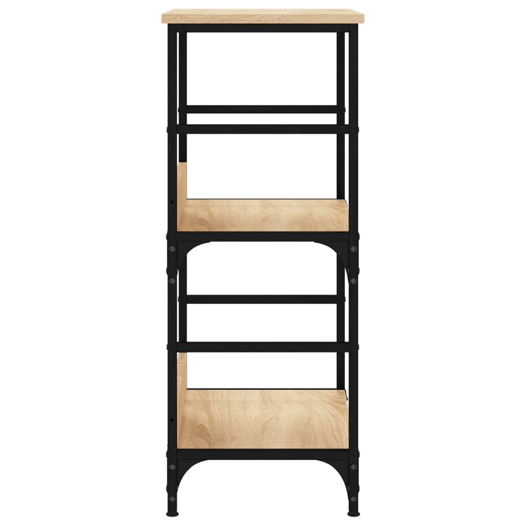 Bibliothèque chêne sonoma 50x33x82 cm bois d'ingénierie - XIOS