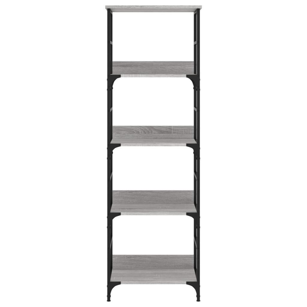 Bibliothèque sonoma gris 50x33x153 cm bois d'ingénierie