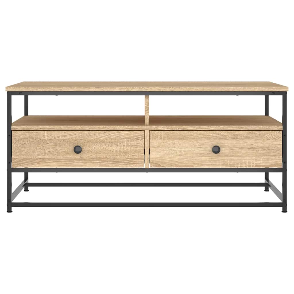 Table basse chêne sonoma 100x51x45 cm bois d'ingénierie - XIOS