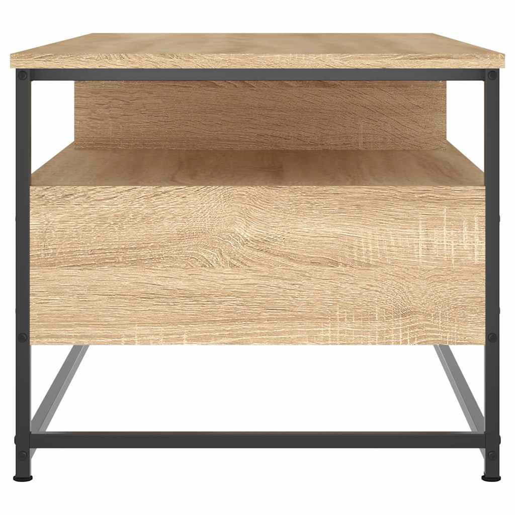 Table basse chêne sonoma 100x51x45 cm bois d'ingénierie - XIOS