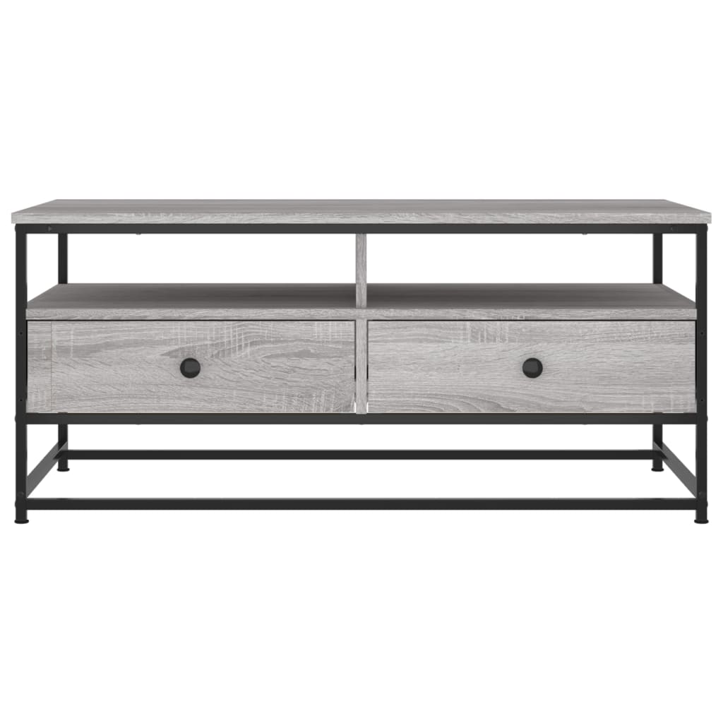 Table basse sonoma gris 100x51x45 cm bois d'ingénierie - XIOS