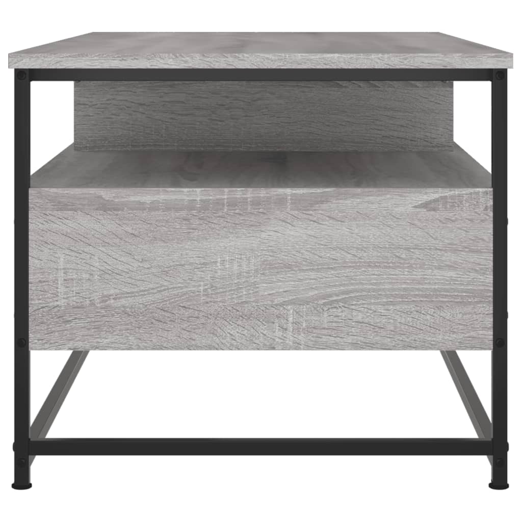 Table basse sonoma gris 100x51x45 cm bois d'ingénierie - XIOS