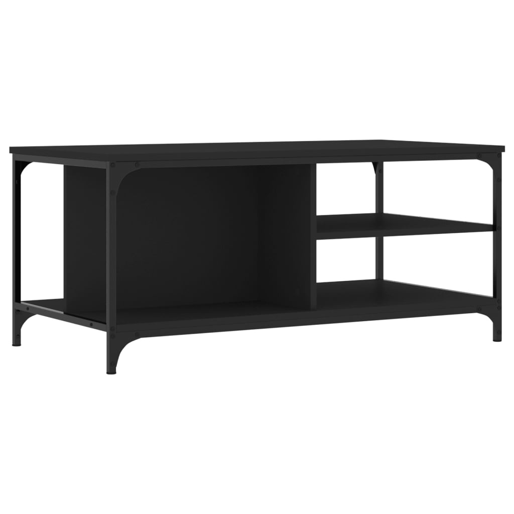 Table basse Noir 100x50x45 cm Bois d'ingénierie - XIOS