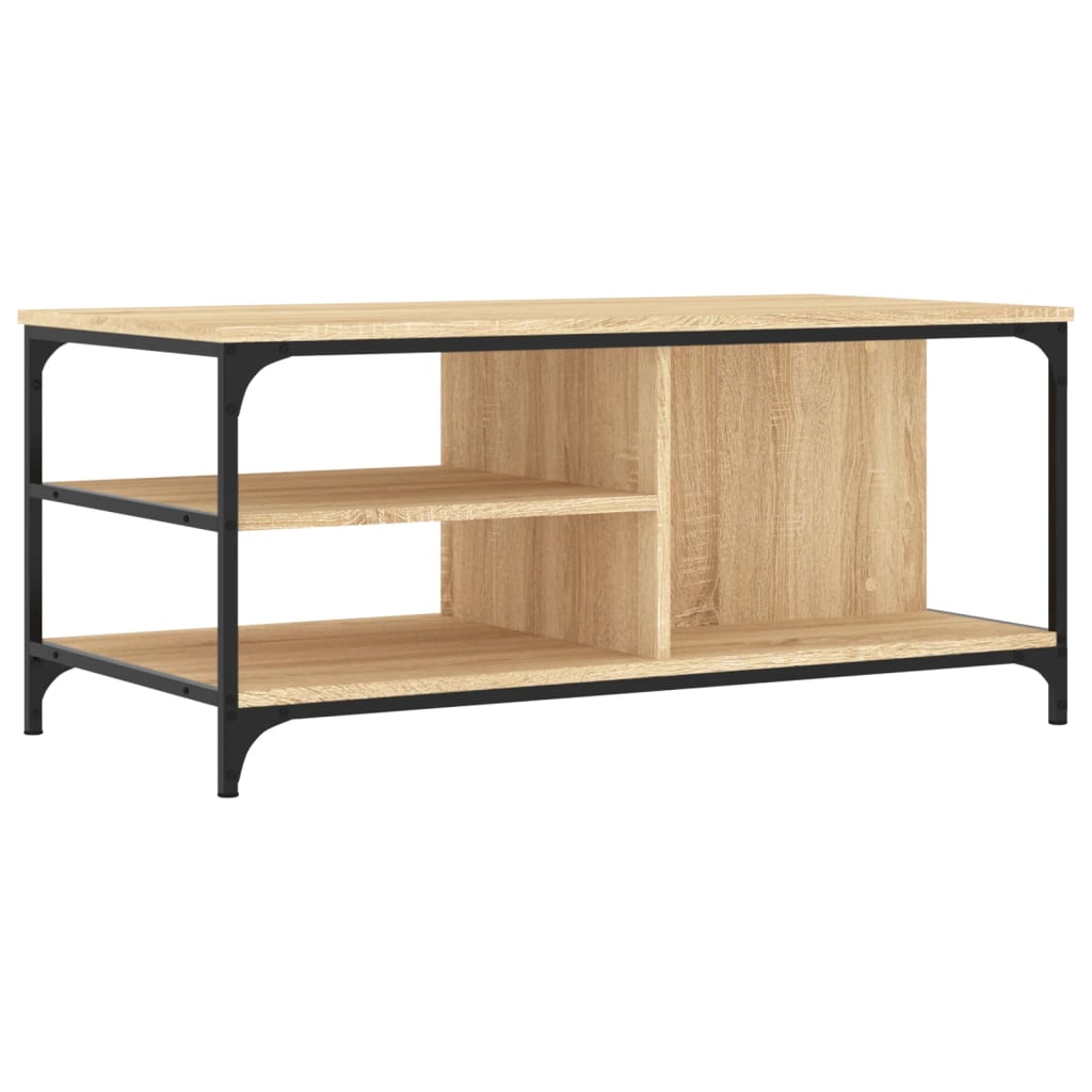 Table basse Chêne sonoma 100x50x45 cm Bois d'ingénierie - XIOS