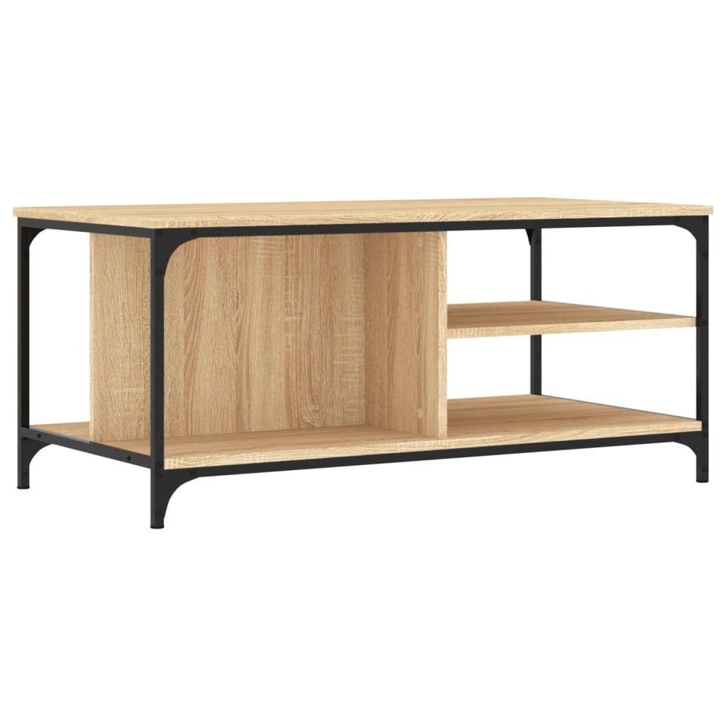Table basse Chêne sonoma 100x50x45 cm Bois d'ingénierie - XIOS