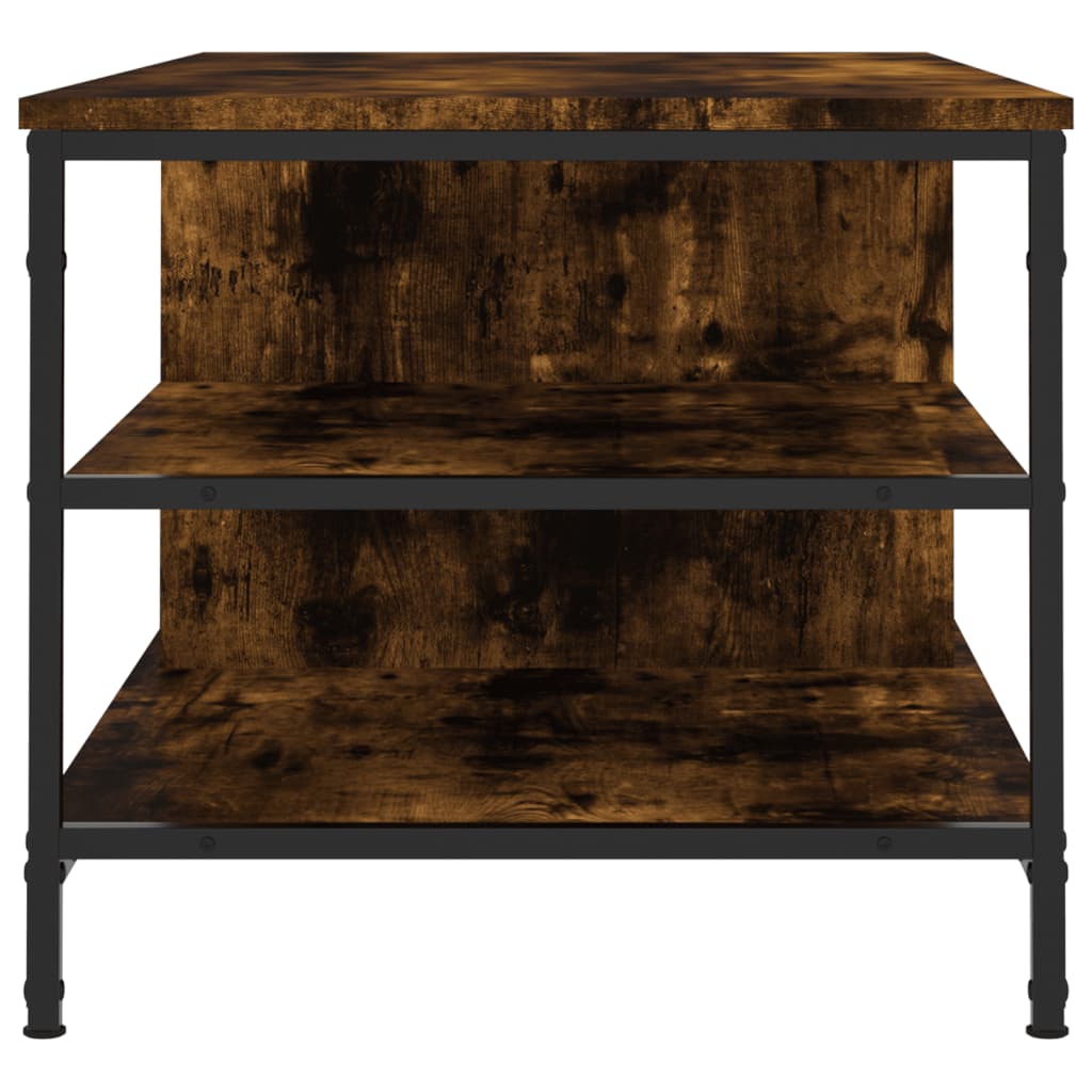 Table basse Chêne fumé 100x50x45 cm Bois d'ingénierie - XIOS
