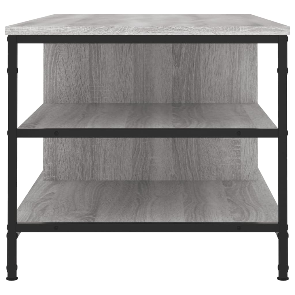 Table basse Sonoma gris 100x50x45 cm Bois d'ingénierie - XIOS