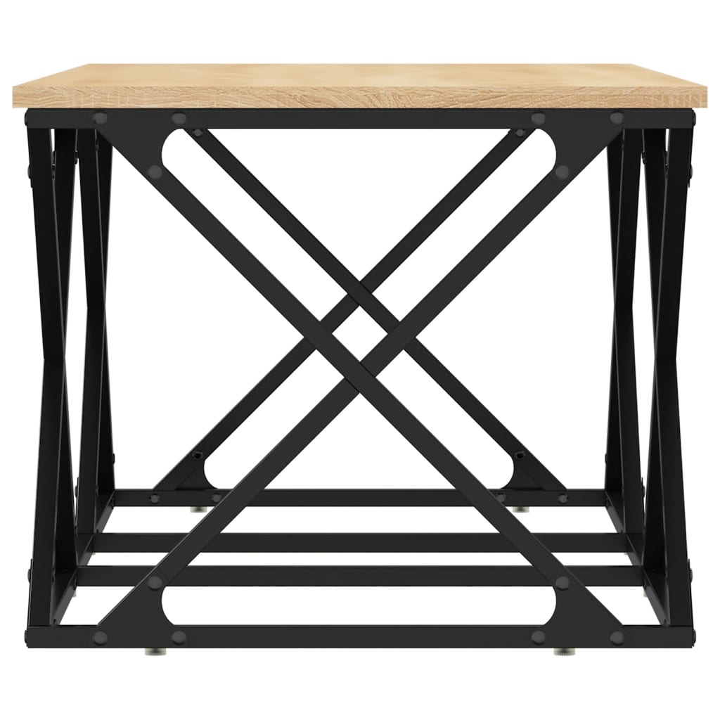 Table basse chêne sonoma 100x49x40 cm bois d'ingénierie - XIOS