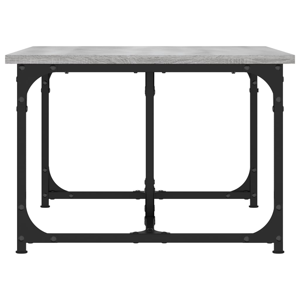 Table basse Sonoma gris 90x50x35 cm Bois d'ingénierie - XIOS